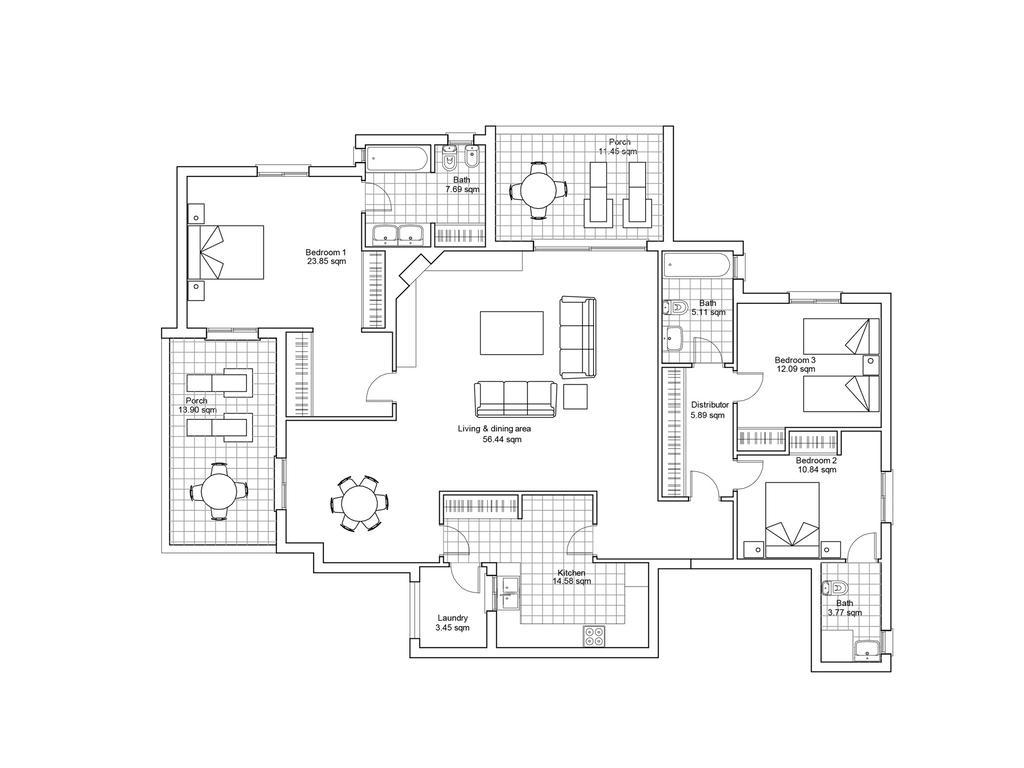 Monteros Beach Flat Marbella Luaran gambar